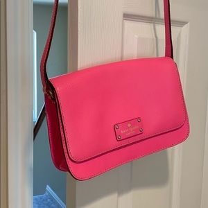 Kate Spade pink crossbody purse